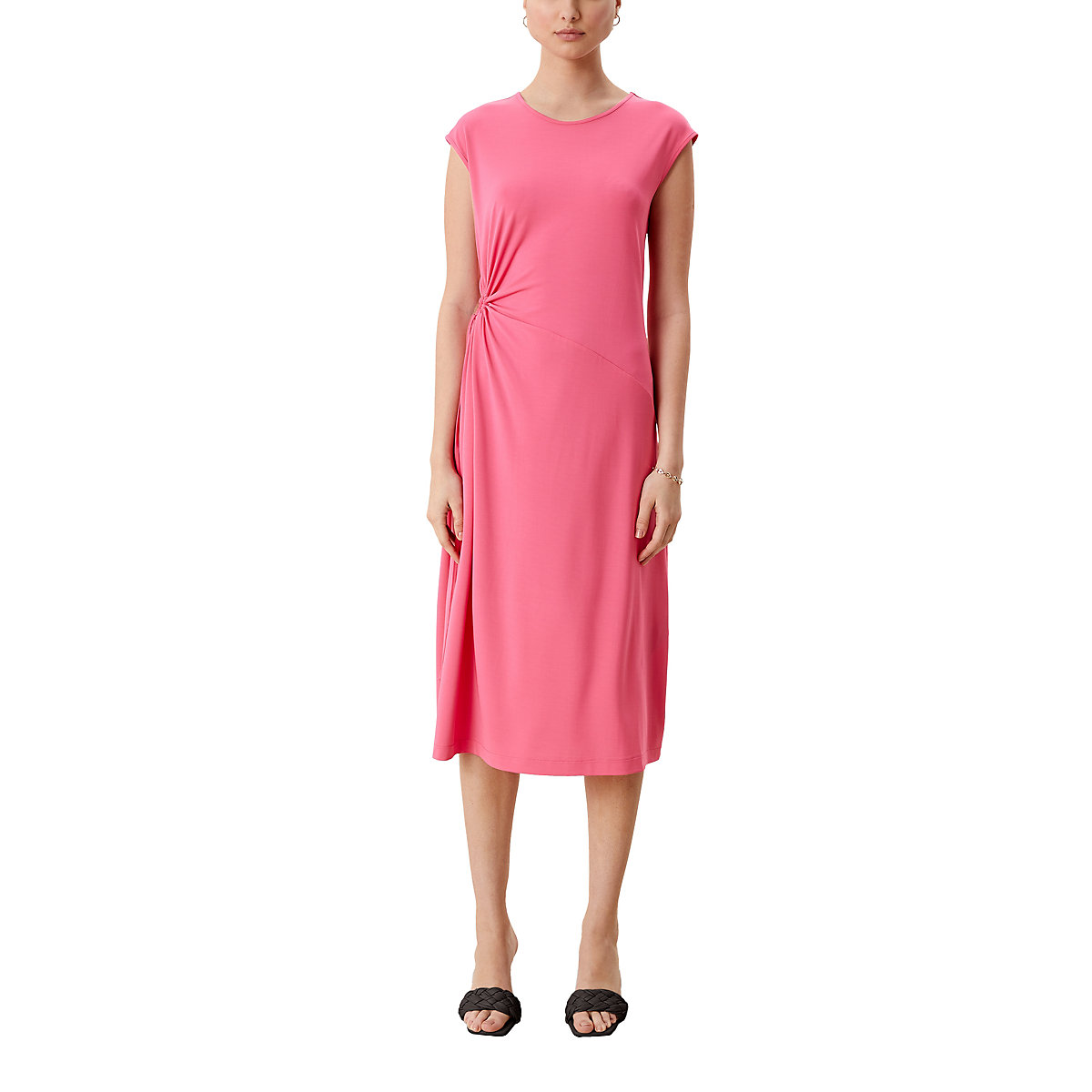s.Oliver BLACK LABEL Jerseykleid mit Cut-Out Jerseykleider pink