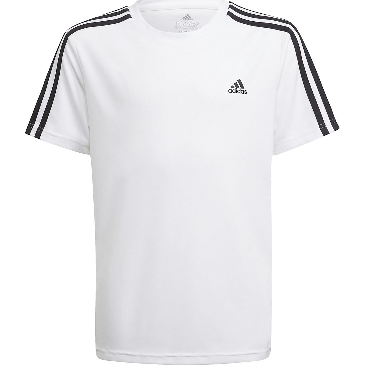 adidas T-Shirt 3S T für Jungen (recycelt) weiß Modell 2