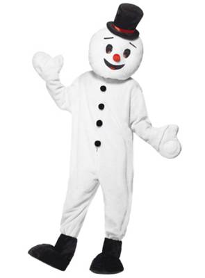 smiffys™ Fröhlicher Schneemann weiß