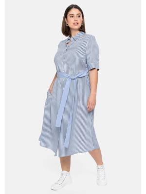 sheego Blusenkleid Kleider hellblau