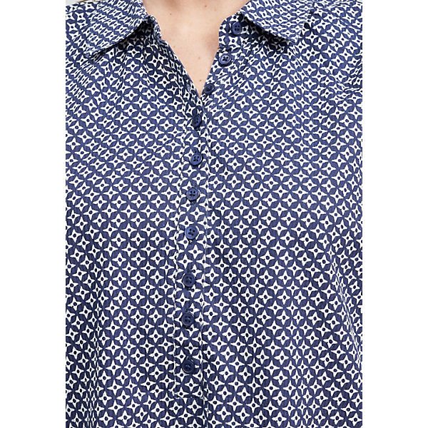 Bekleidung Freizeitkleider re.draft re.draft Kleider Printed Puff Sleeve Kleider AdultW blau Bekleidung Freizeitkleider re.draft re.draft Kleider Printed Puff Sleeve Kleider AdultW blau