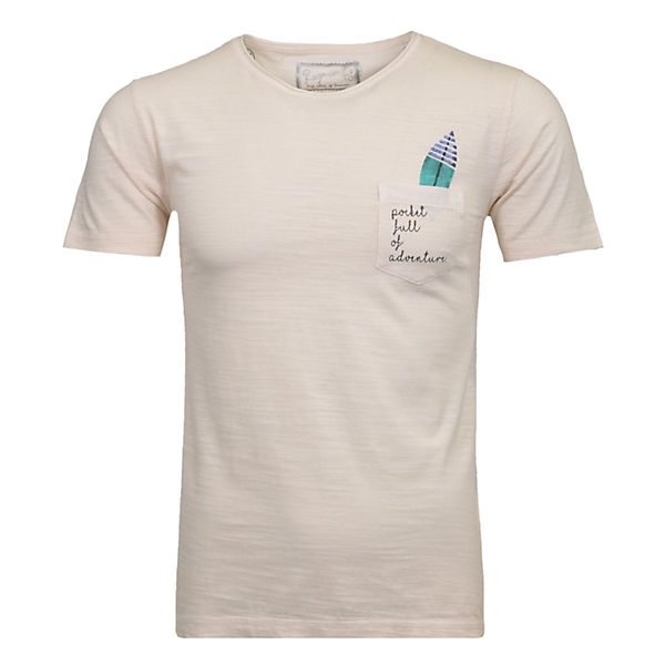 T-Shirt mit Brusttasche und Print T-Shirts