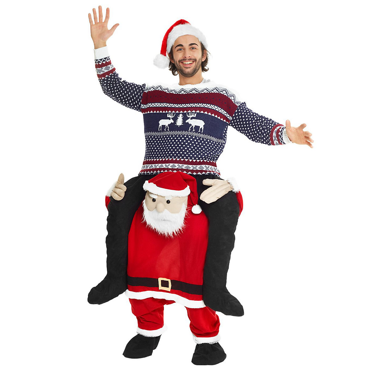 MORPHSUITS™ Carry Me Santa rot YN6434