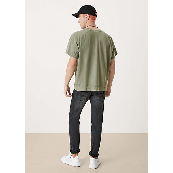Bekleidung T-Shirts QS by s.Oliver T-Shirt mit Brusttasche T-Shirts olive Bekleidung T-Shirts QS by s.Oliver T-Shirt mit Brusttasche T-Shirts olive