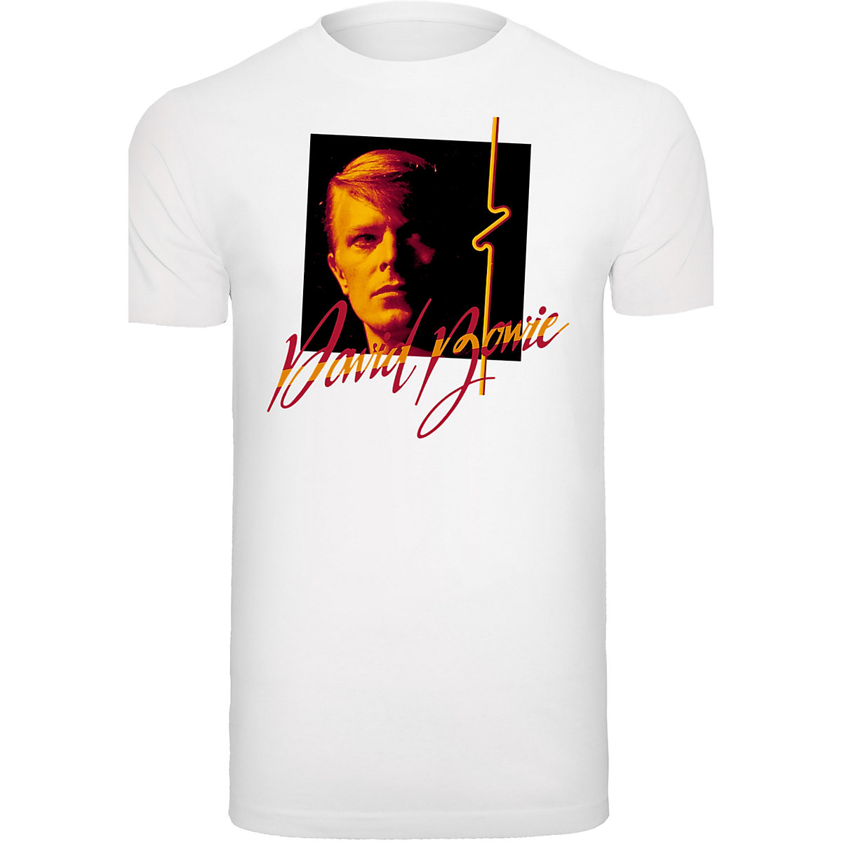 F4NT4STIC David Bowie Photo Angle 90s T-Shirts weiß