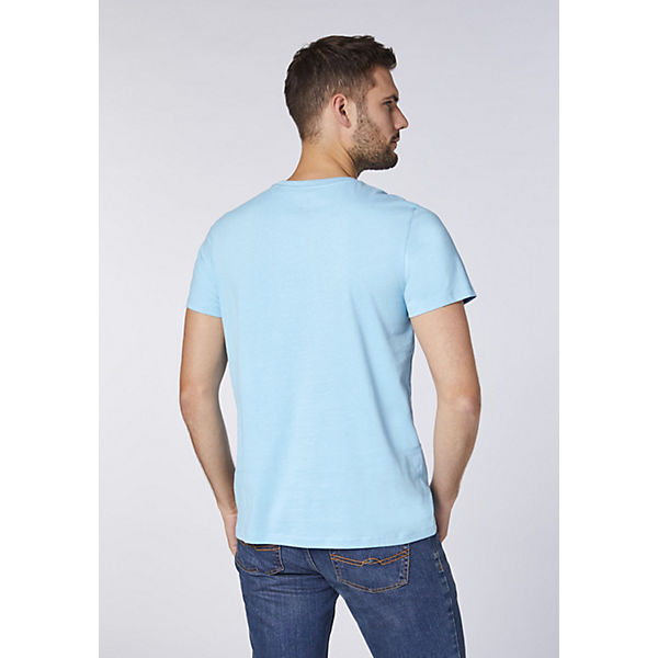 Bekleidung T-Shirts Oklahoma Premium Denim Oklahoma T-Shirt Normale Passform T-Shirts blau