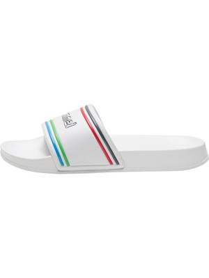 hummel POOL SLIDE RETRO Badelatschen weiß