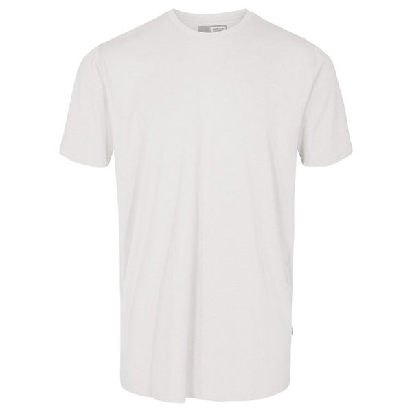 Bekleidung T-Shirts Solid Einfarbiges Rundhals Basic T-Shirt weiß Bekleidung T-Shirts Solid Einfarbiges Rundhals Basic T-Shirt weiß