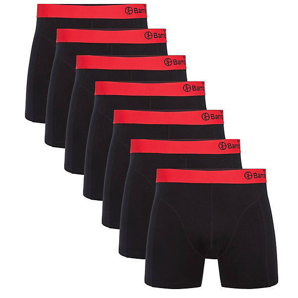 Bekleidung Boxershorts BAMBOO basics basics Herren Boxer Shorts 7er Pack - LEVI7P atmungsaktiv Single Jersey Boxershorts schwarz Bekleidung Boxershorts BAMBOO basics basics Herren Boxer Shorts 7er Pack - LEVI7P atmungsaktiv Single Jersey Boxershorts schwarz