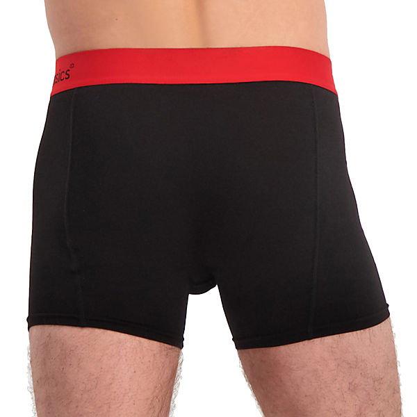 Bekleidung Boxershorts BAMBOO basics basics Herren Boxer Shorts 7er Pack - LEVI7P atmungsaktiv Single Jersey Boxershorts schwarz