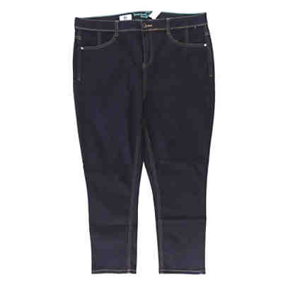 Second Hand -  Straight Jeans blau aus Baumwolle Damen Gr. XXXL
