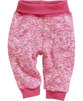 Schnitzler Pumphose Strickfleece mit Strickbund Jogginghosen für Mädchen pink