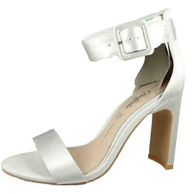Damen  Sandalen Lorena 1291319 Weiß  Ivory Leder und Textil Klassische Sandalen