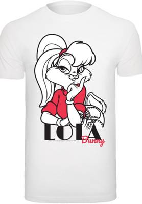 F4NT4STIC Looney Tunes Classic Lola Bunny T-Shirts weiß