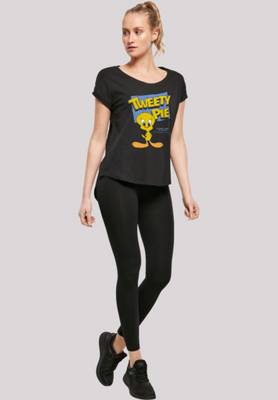 F4NT4STIC Long Cut T-Shirt Looney Tunes Classic Tweety Pie T-Shirts schwarz SE10780