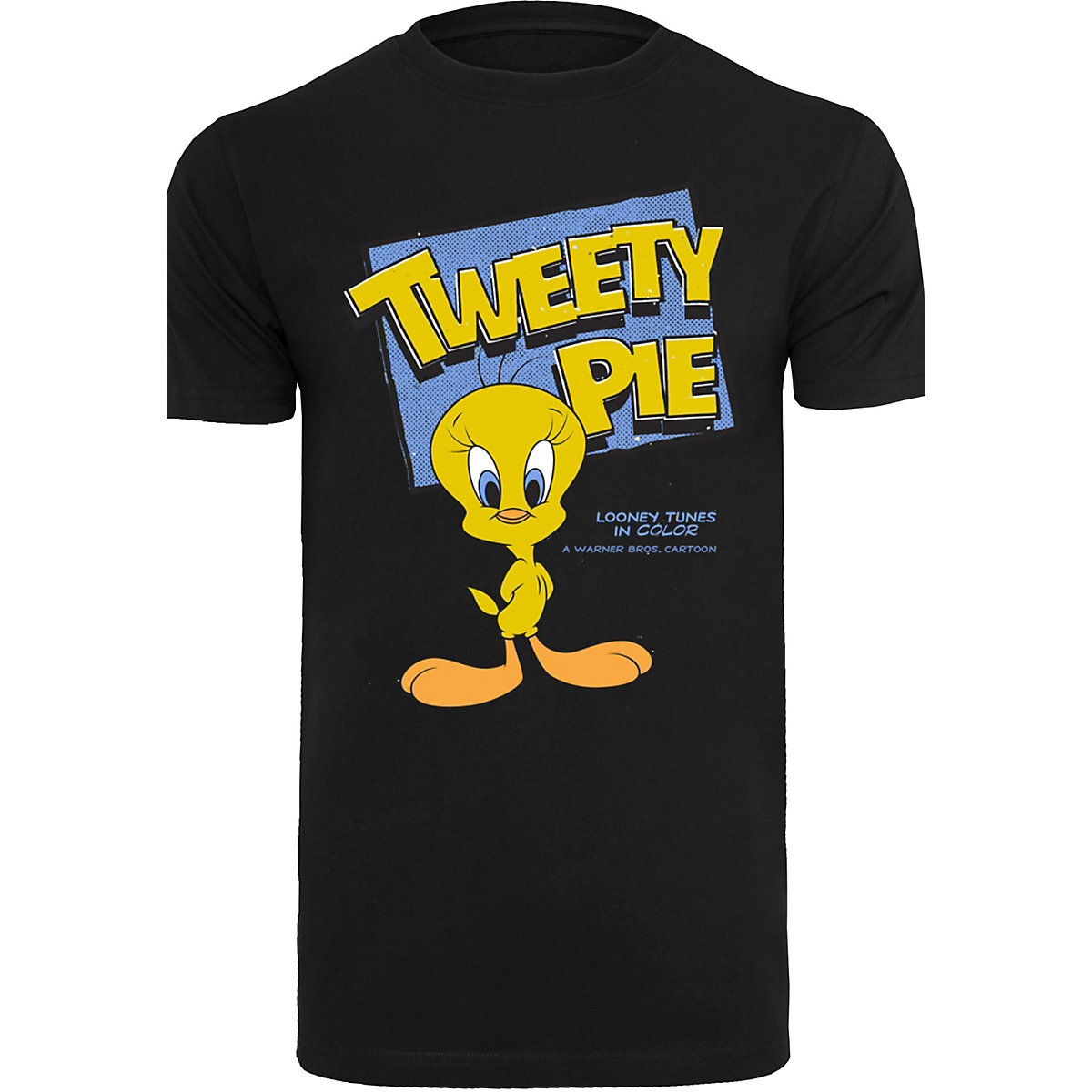 F4NT4STIC Looney Tunes Classic Tweety Pie T-Shirts schwarz