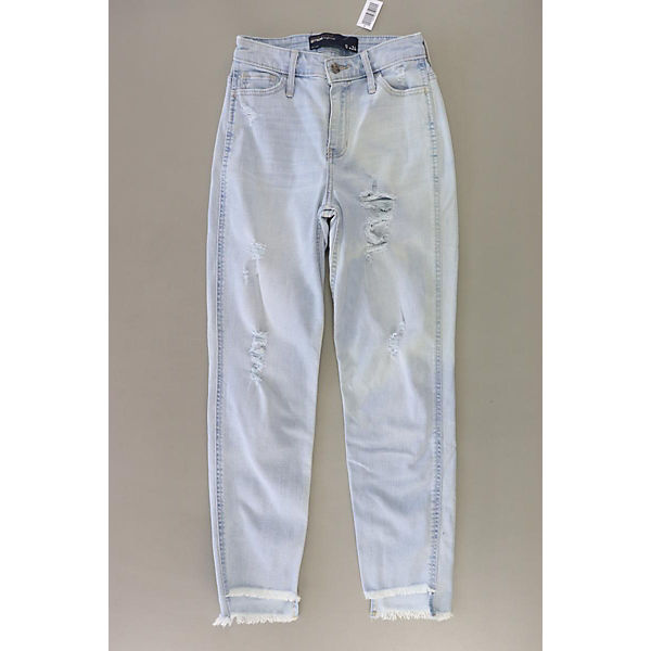 Second Hand - Hollister Skinny Jeans blau aus Baumwolle Damen Gr. XS