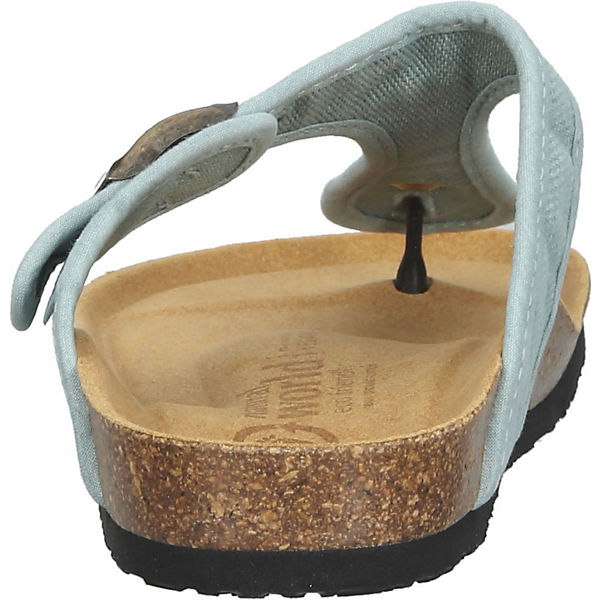 Schuhe Zehentrenner natural world Pantoletten Zehentrenner blau Schuhe Zehentrenner natural world Pantoletten Zehentrenner blau