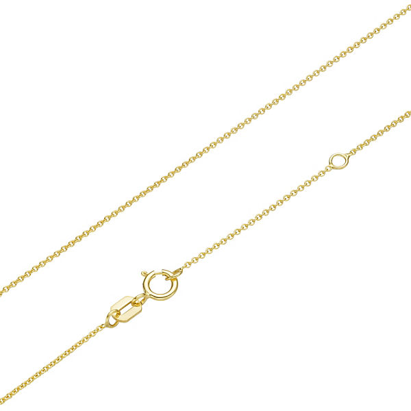 Accessoires Halsketten Luigi Merano® Luigi Merano Kette Anhänger Buchstabe C Gold 585 Halsketten gold