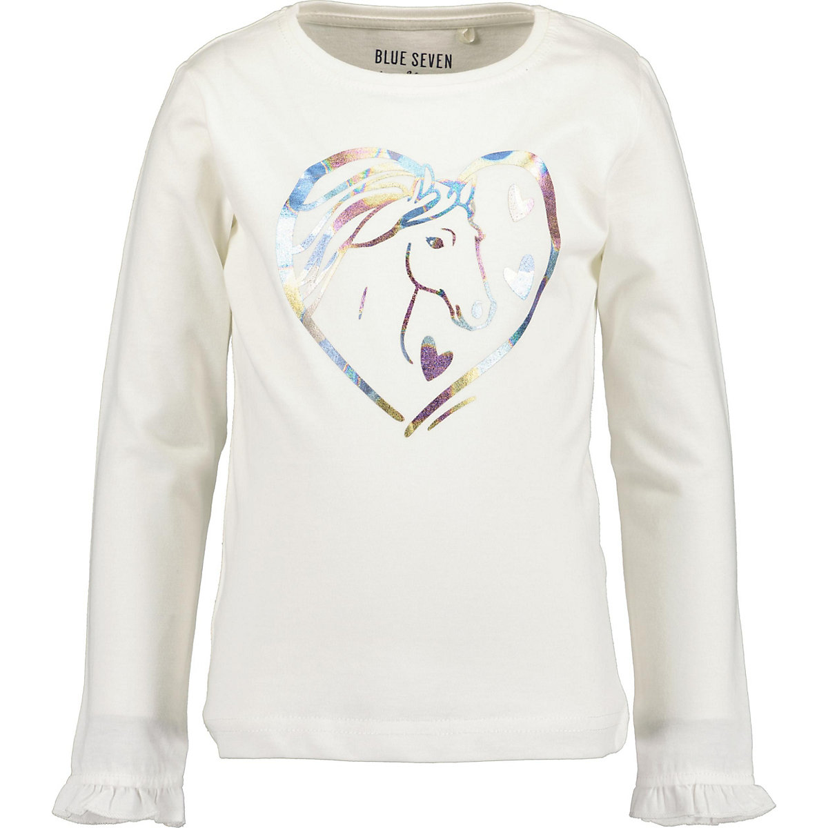 BLUE SEVEN Langarmshirt für Mädchen weiß BLUE SEVEN Langarmshirt für Mädchen weiß