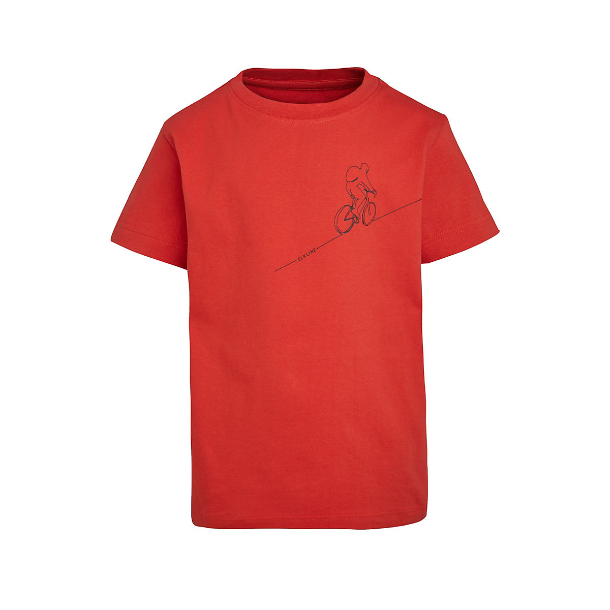 elkline T-Shirt Mountain Siebdruck Fahrrad Motiv für Kinder orange elkline T-Shirt Mountain Siebdruck Fahrrad Motiv für Kinder orange