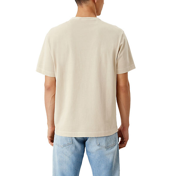 Bekleidung T-Shirts s.Oliver T-Shirt mit Brusttasche T-Shirts beige