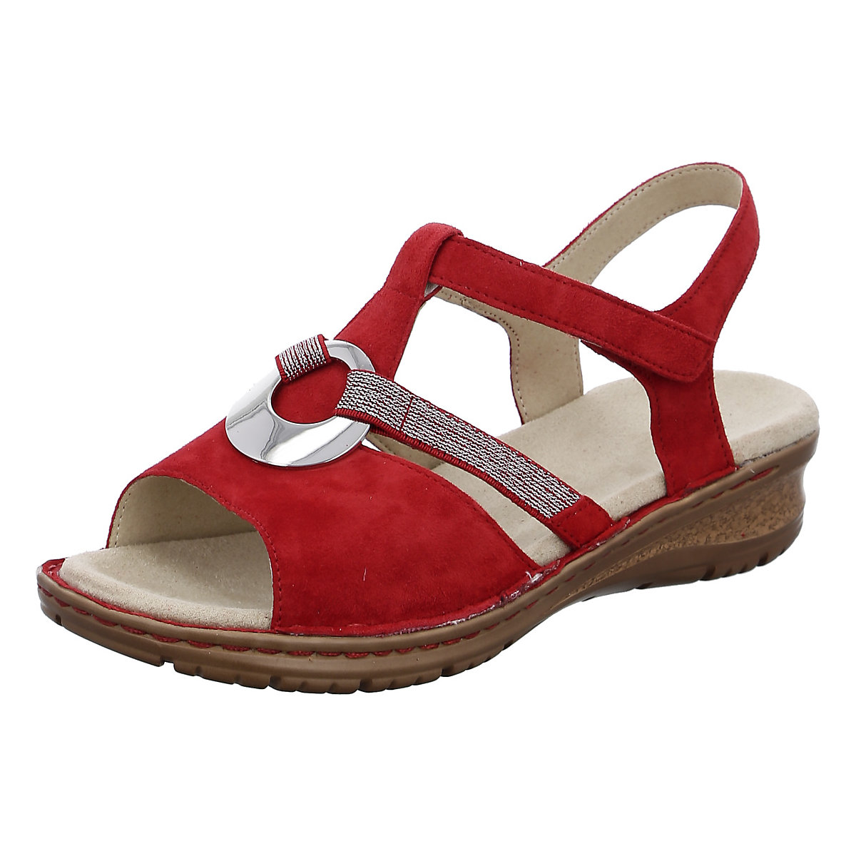 ara Sandale Damen Klassische Sandaletten rot