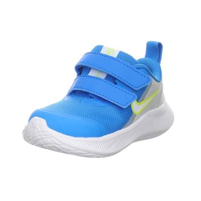 NIKE, Mädchen Sneaker Schuhe Star Runner 2 Sneaker Kinderschuhe Leder-/Textilkombination uni Sportschuhe, blau/grau mirapodo