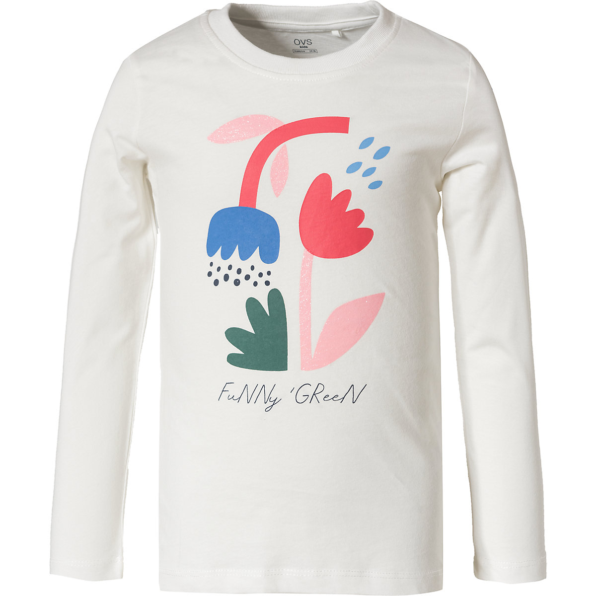 OVS Langarmshirt für Mädchen weiß OVS Langarmshirt für Mädchen weiß