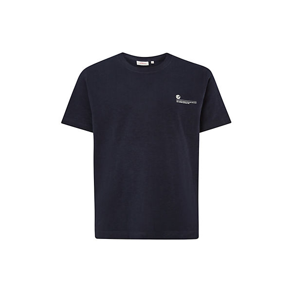 Bekleidung T-Shirts s.Oliver T-Shirt mit Frontprint T-Shirts blau