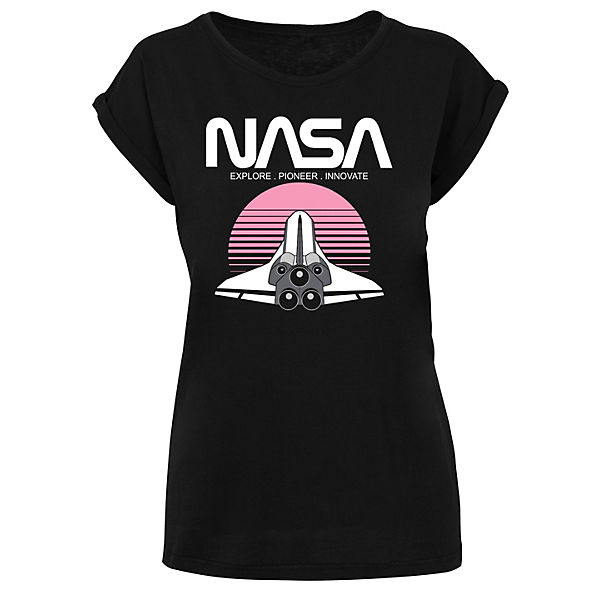 Extended Shoulder T-Shirt 'NASA Space Shuttle Sunset' T-Shirts