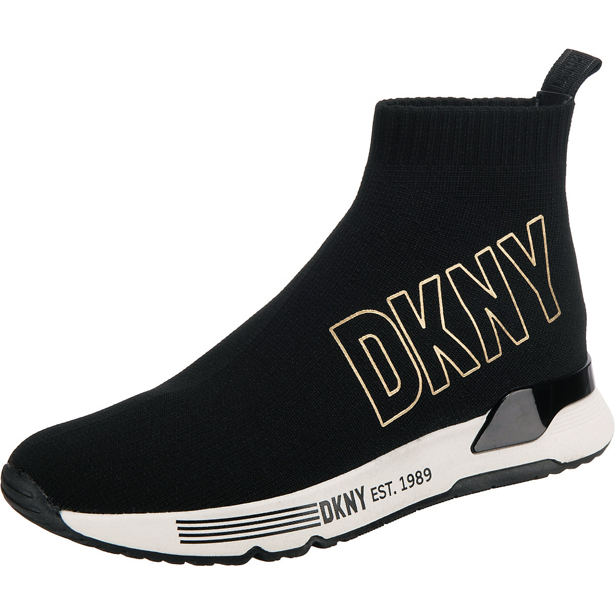 DKNY Nona Sock Sneaker 33mm Sock Boots schwarz