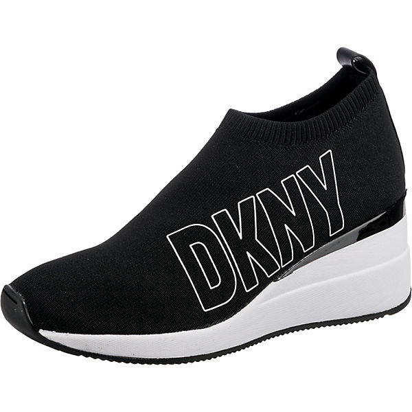 was Dragende cirkel kousen DKNY, Pavi - Slip On Wedge Sneaker 70mm Slip-On-Sneaker, schwarz | mirapodo