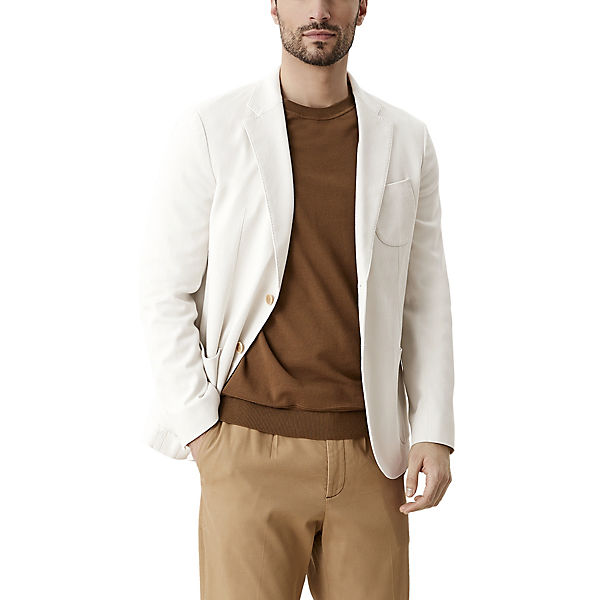 Bekleidung Sakkos s.Oliver Slim: Twill-Sakko mit Taschen Sakkos creme Bekleidung Sakkos s.Oliver Slim: Twill-Sakko mit Taschen Sakkos creme