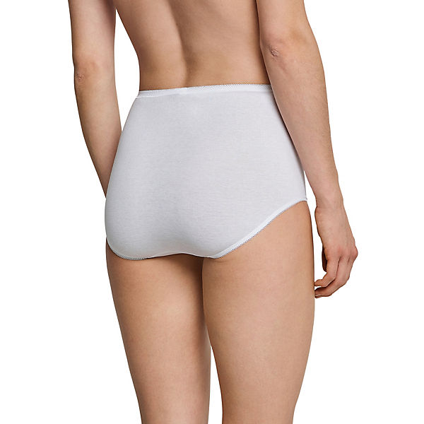 Bekleidung Slips, Panties & Strings SCHIESSER Hüftslip Cotton Essentials Slips weiß