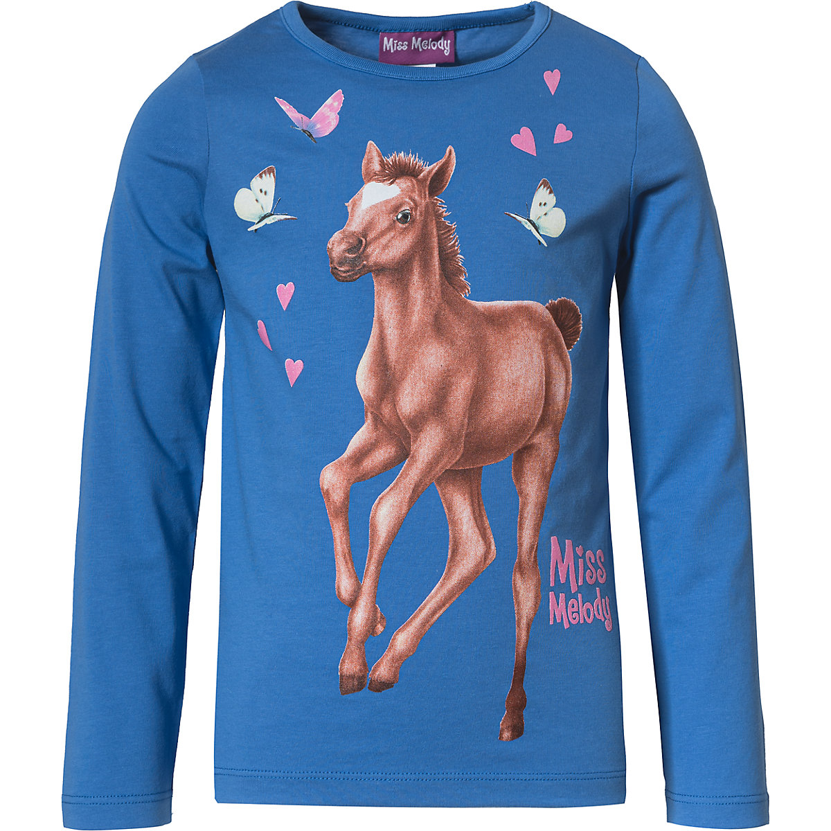 Miss Melody Miss Melody Langarmshirt für Mädchen blau Miss Melody Miss Melody Langarmshirt für Mädchen blau