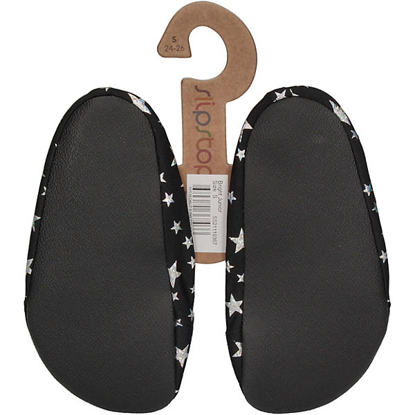 Schuhe Aquaschuhe slipstop BRIGHT JUNIOR SS21110367 Badeschuhe für Kinder schwarz