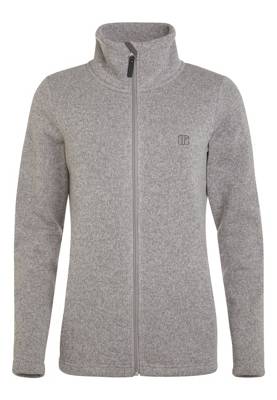 elkline Fleecejacke Wonderland mit Stehkragen grau