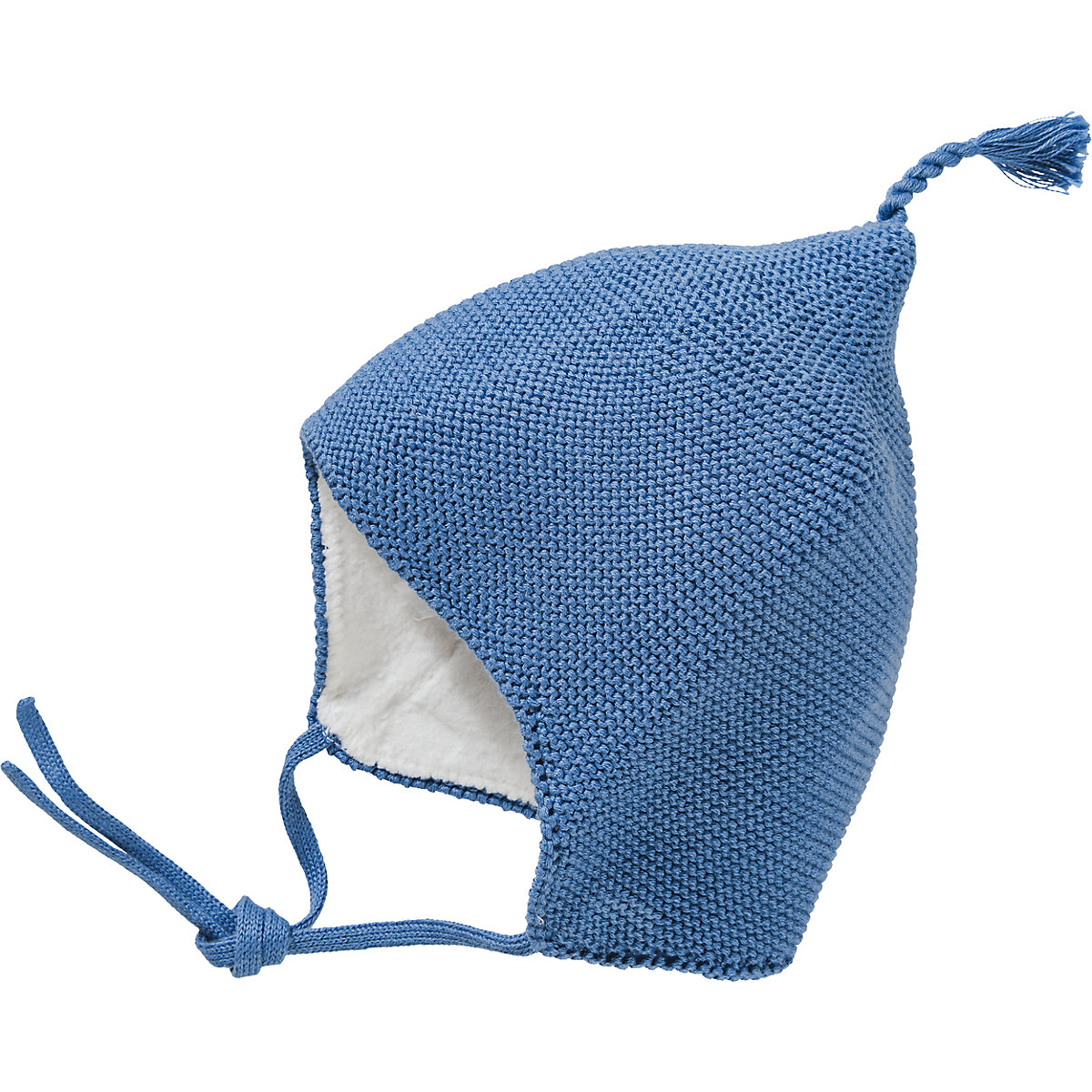 Sterntaler Baby Bommelmütze für Jungen Organic Cotton blau