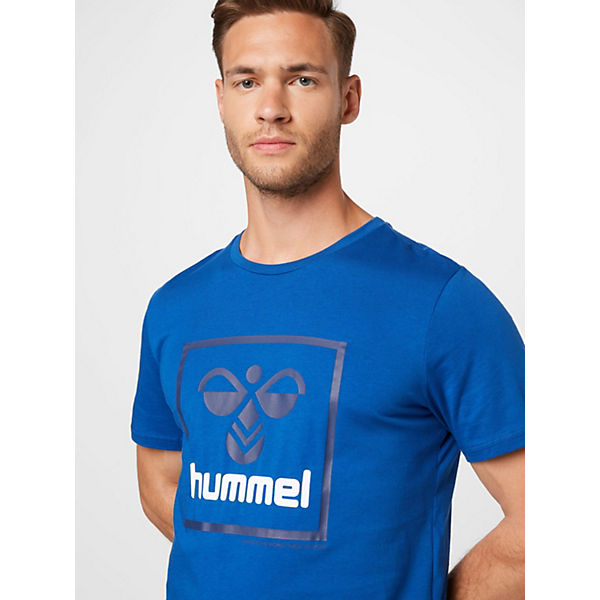 Bekleidung T-Shirts hummel funktionsshirt Funktionsshirts blau