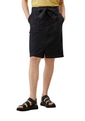 s.Oliver Rock aus Baumwollstretch Sweatröcke blau