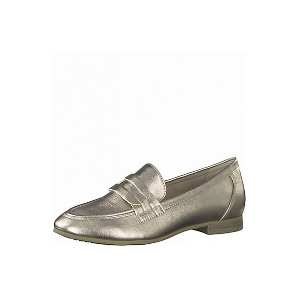 Schuhe Klassische Slipper MARCO TOZZI slipper Klassische Slipper gold Schuhe Klassische Slipper MARCO TOZZI slipper Klassische Slipper gold