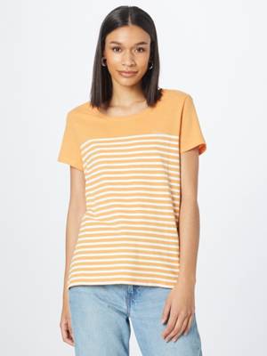 TOM TAILOR Denim Shirt orange/weiß