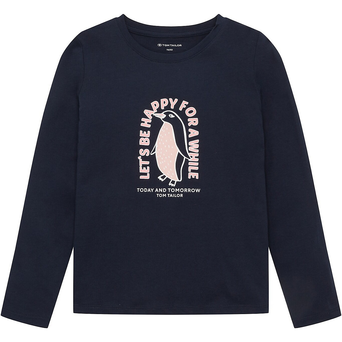 TOM TAILOR Langarmshirt für Mädchen dunkelblau TOM TAILOR Langarmshirt für Mädchen dunkelblau