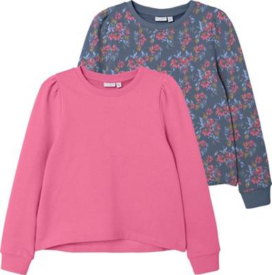 name it Sweatshirt NKFVIANJA Doppelpack für Mädchen pink
