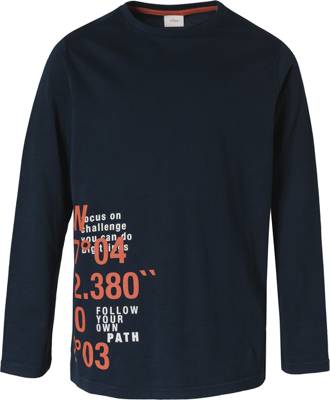 s.Oliver Langarmshirt für Jungen blau