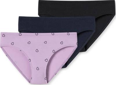 SCHIESSER Slip 3er Pack für Mädchen mehrfarbig Modell 1
