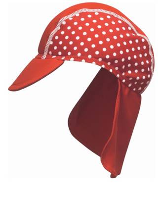Playshoes UV-Schutz Mütze Punkte Badekappen für Mädchen rot