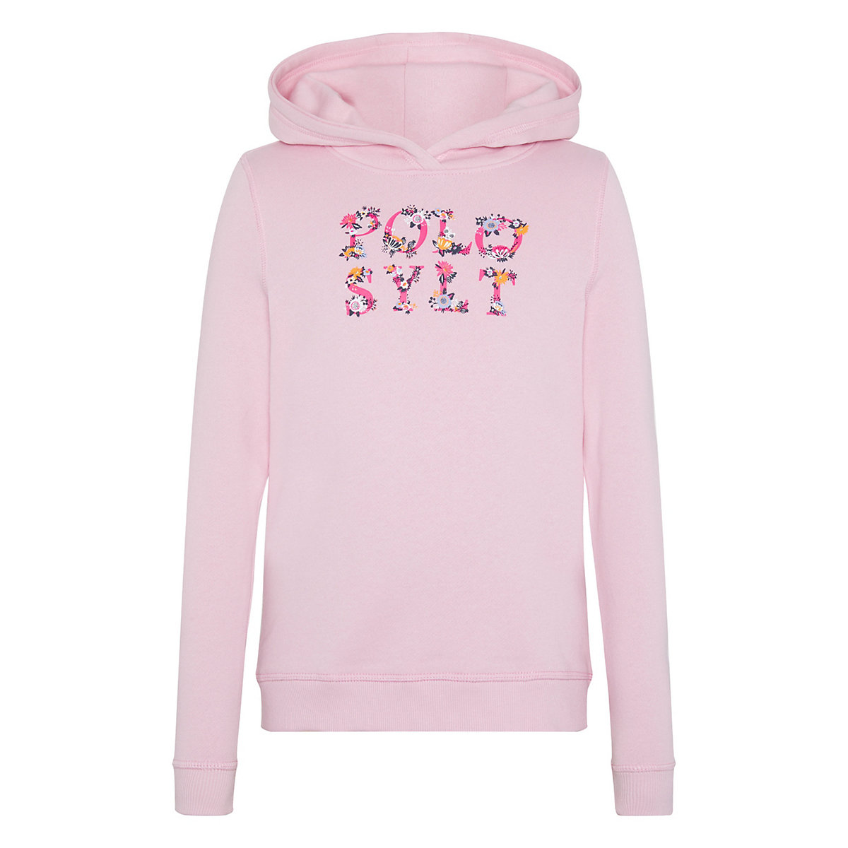 POLO SYLT Kapuzensweatshirt mit floralem Logodesign Sweatshirts für Mädchen rosa