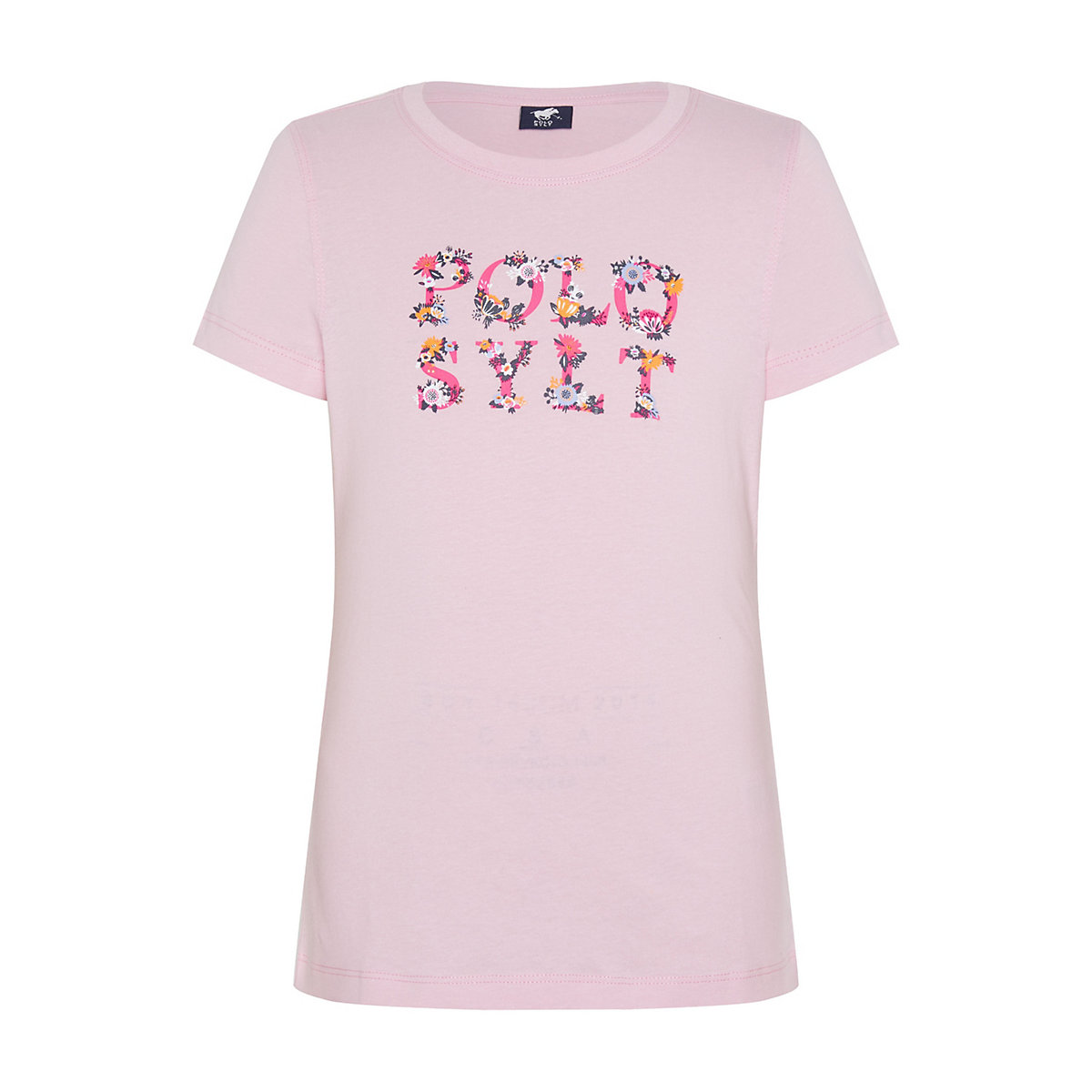 POLO SYLT T-Shirt mit floralem Logodesign T-Shirts für Mädchen rosa